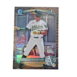 2025 Bowman CHROME 1st Reptilian Baseball #BCP-47 Dylan Fien, Athletics - Picture 1 of 2