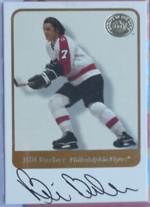 Bill Barber 2001-02 Fleer Greats Of The Game Autograph Philadelphia Flyers