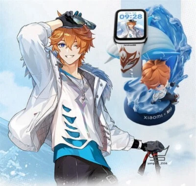 Original Genshin Tartaglia Xiaomi Mi Band 8 Pro Smart 1.74″ Blood Oxygen Fitness - Image 1 of 4