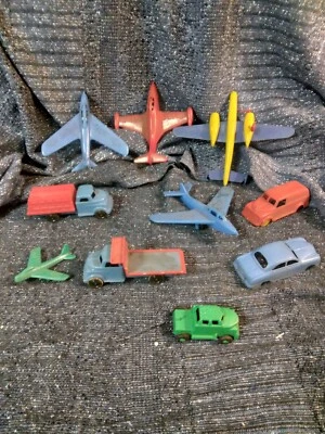 ¡Lote de camión coche avión juguete vintage! Ejército Marina Retro Aviones Jeep Misceláneos Sin Marcar Foto 1 de 4