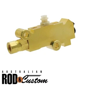 Válvula dosificadora estilo GM traje 4 ruedas frenos de disco latón Ford Chev Holden - Imagen 1 de 2