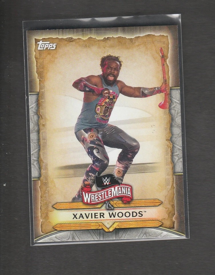 XAVIER WOODS  #WM-49 2020 WRESTLEMANIA  ROSTER CARD NICE!**** Foto 1 de 1