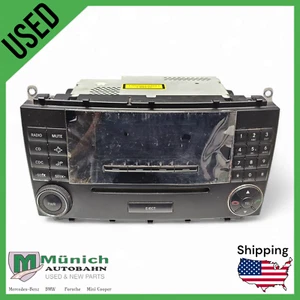 Mercedes Benz CLK350 2009 Center Radio Head Unit, CD Player 2098702189 Used. - Picture 1 of 16