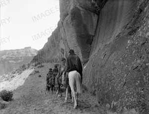 Impresión 8x10 Nativos Americanos Bandelier Canyon Nuevo México 1915 por Tibbitts #TIB2 - Imagen 1 de 1