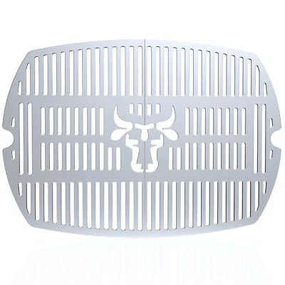 Edelstahl Grillrost Set kompatibel mit Weber Gasgrill Q200er und Q2000er Serie - Bild 1 von 4