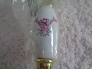 2 pomelli per armadio in ceramica PANTHER ROSA maniglie estraibili per cassetti - Foto 1 di 4