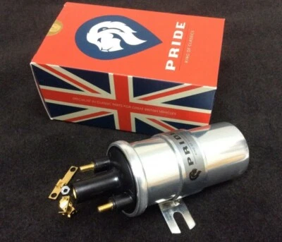 Land Rover Ignition Coil & Bracket 12v - DLB101, EP8000, PRC9858- PRIDE UK Brand - Image 1 of 2