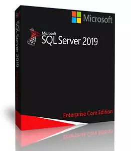 SQL Server 2019 Enterprise Unlimited Core License unlimited User CALs PHYSICAL - Picture 1 of 5