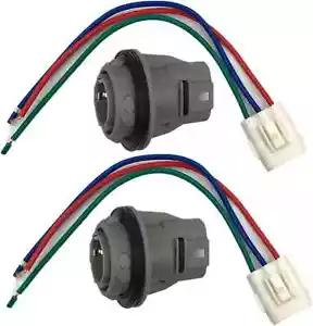 Front Turn Signal Light Socket Connector Harness with 3-Wire Kit for Honda Acura - Picture 1 of 7