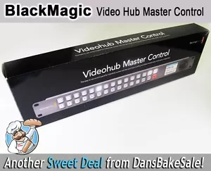Blackmagic Design Video Hub Master Control Router VHUB/WMSTRCRL - offene Box - Bild 1 von 12
