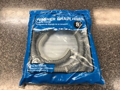 (5) MANGUERA DE DRENAJE PARA LAVADORA UNIVERSAL KELARO 8 FT NUEVA EN PAQUETE ¡Envío gratuito!! Foto 1 de 4