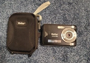 VIVITAR VIVICAM 8025 LCD DIGITAL CAMERA Black Touchscreen 8.1MP w Battery READ - Picture 1 of 10