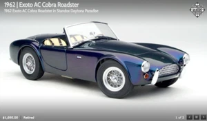 Exoto 1:18 Shelby Cobra AC Roaster Daytona Coupe in Standox Daytona Paradise Neu in OVP - Bild 1 von 11