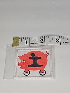 Vintage Unused Railroad Patch Pig Logo Frisco Line - Picture 1 of 2