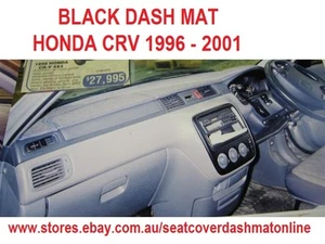 ALFOMBRILLA DE TABLERO NEGRA, TAPETE DE TABLERO, CUBIERTA DE SALPICADERO PARA HONDA CRV 1996 - 2001 - Imagen 1 de 7