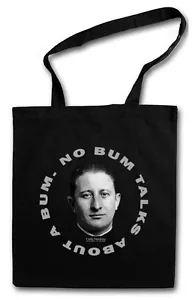 CARLO GAMBINO PORTRAIT Hipster Shopping Bag - Mafia Mob Capone New York Gangster - Picture 1 of 1