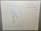 1992 Original Disney Animation Drawing Sketch Goofy Baseball Card Lefty McGuffin