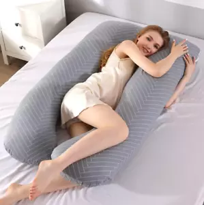 U-Shaped Pregnancy Pillow - Full Body Pillow for Maternity & Pregnant Women - Picture 1 of 1