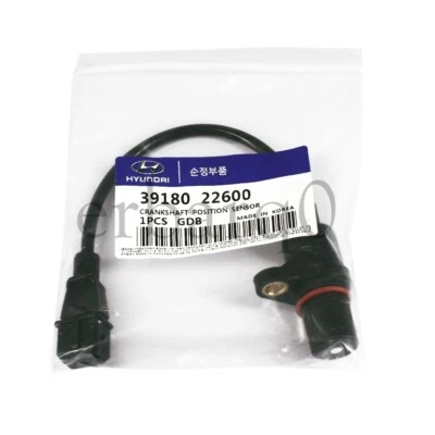 Genuine Crankshaft Position Sensor for 2000-2011 Hyundai Accent 39180-22600 - Image 1 of 4