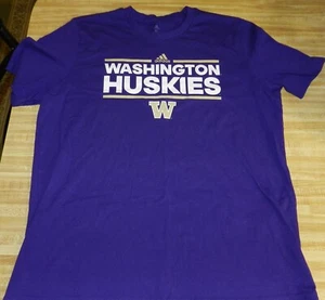 CAMISETA HOMBRE NUEVA XL ADIDAS WASHINGTON HUSKIES! - Imagen 1 de 2