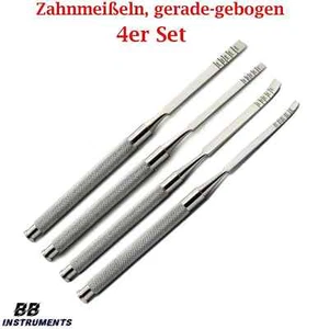 Juego de cinceles de osteotomas dentales de 4 piezas 2 mm 3 mm 7 mm - Instrumento de cirugía de implantes - Imagen 1 de 6