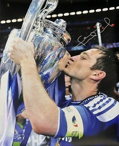 FRANK LAMPARD FIRMADO CHELSEA CHAMPIONS LEAGUE GANADORES 16x20 PRUEBA FOTOGRÁFICA Y CERTIFICADO DE AUTENTICIDAD - Imagen 1 de 3