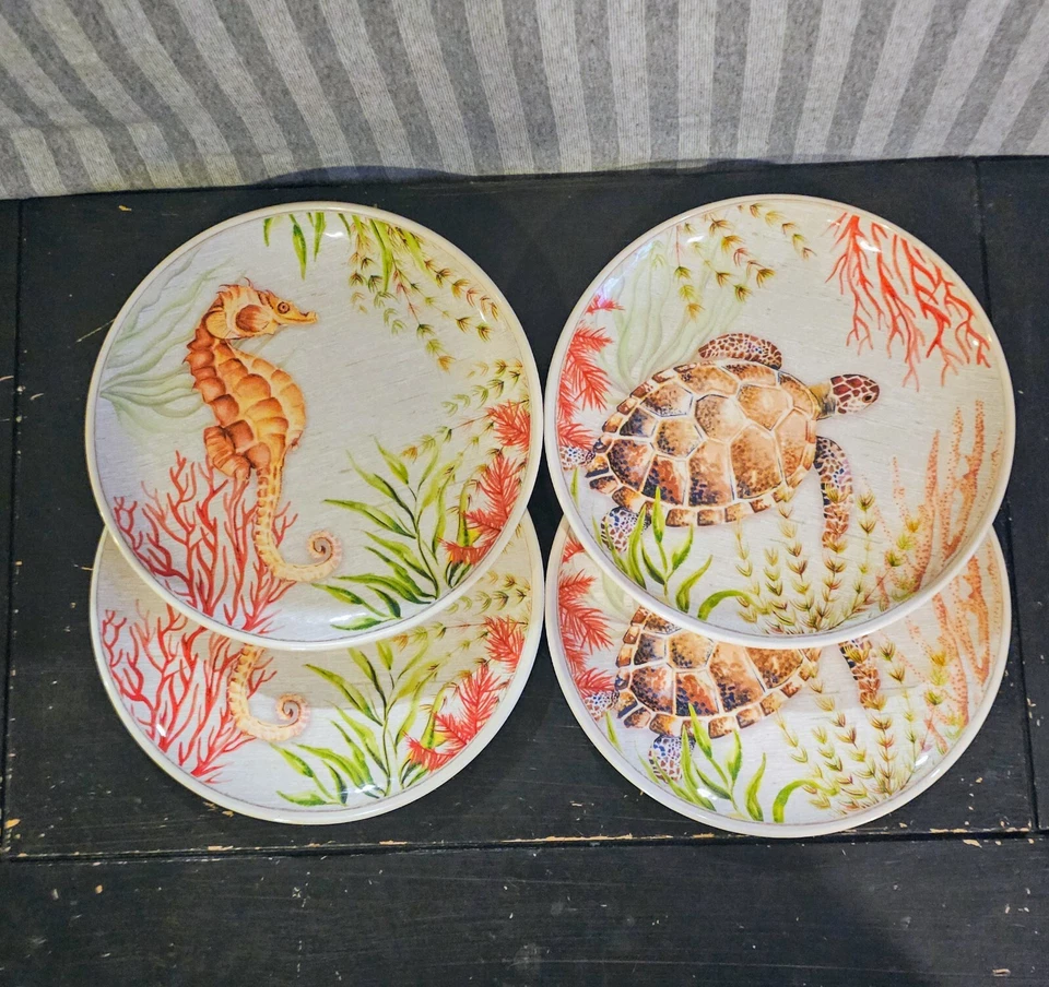 Platos temáticos de vida marina Better Homes And Gardens Foto 1 de 4