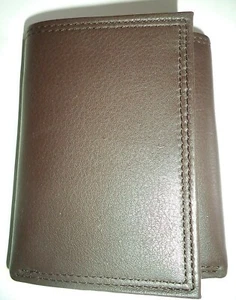New York MarathonTrifold Leather Wallet, Brown - Bild 1 von 3