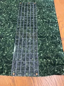 Deep Green & Gold Glitter Blender Cotton Fabric Traditions 44” x 32” - Picture 1 of 1