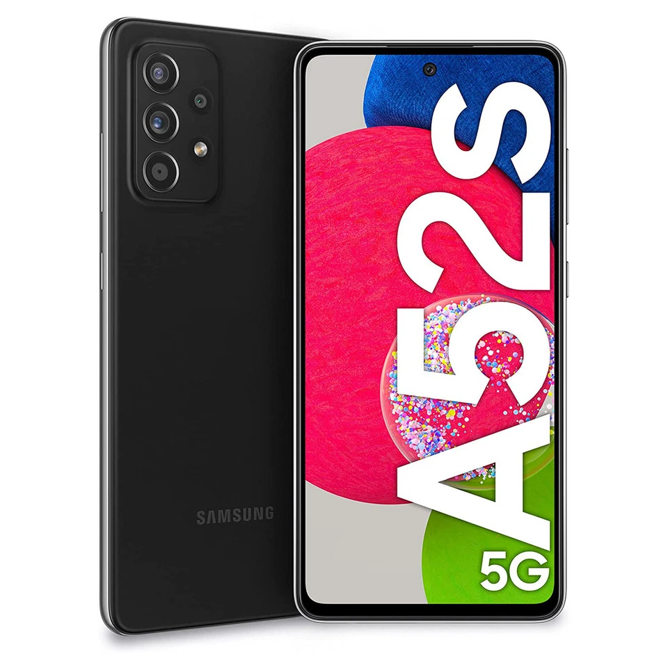 Samsung Galaxy A52s 5G Smartphone 128 GB Awesome Black "Gratis Versand" - Bild 1 von 1