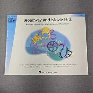 Broadway and Movie Hits Level 1 by Kern~Klose~Rejino ~ 2005 Paperback Songbook - Picture 1 of 12