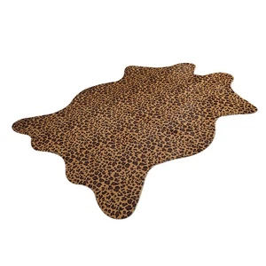 Animal Leopard Print Rug Faux Leopard Area Zebra Panda Carpet Animal Print Ma... - Bild 1 von 3