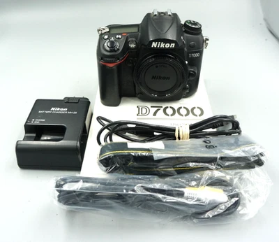 Nikon D7000 DSLR Body Battery Charger More 37K Clicks #651 - Image 1 of 4