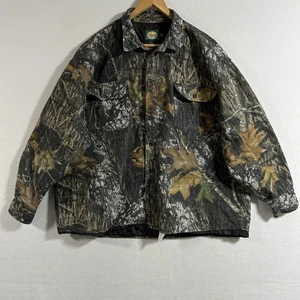 Vintage Cabelas Herren 2XL Mossy Oak Break Up Camouflage gesteppt gefüttert Flanellhemd Knopfleiste - Bild 1 von 9