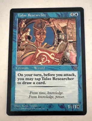 MTG * Talas Researcher NM Portal Second Age Regular  SellbyCyn - Image 1 of 4