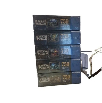 LOTTO 5 PEZZI ESCAPE PUZZLE ravensburger  NUOVI SIGILLATI SEALED!!! - Immagine 1 di 4