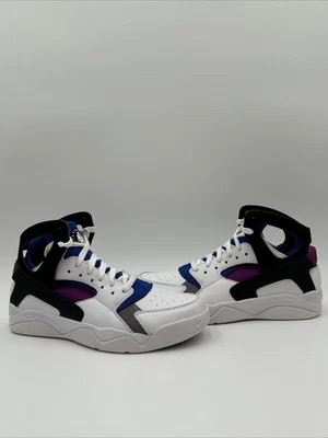 Nike Air Flight Huarache PRM QS OG White 2014 Size 9 Brand New 686203-100 - Image 1 of 4