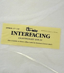 Light weight Interfacing sew in 69cm x 92cm - Picture 1 of 1
