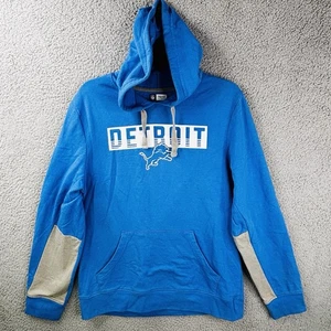 Detroit Lions Hoodie Womens M Blue Team Apparel - Picture 1 of 10