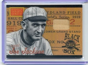 2012 Panini Golden Age SHOELESS JOE JACKSON 1919 SOX SSP Game Used Bat Relic /99 - Picture 1 of 2