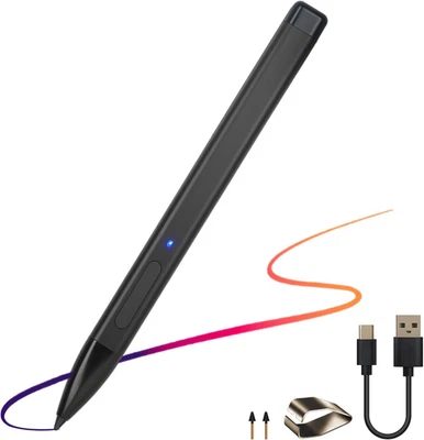 Slim Pen 2 for Microsoft Surface Pro 12/11/10/9/8/7/6/5/4/3/X, with 4096 Pressur - Image 1 of 4