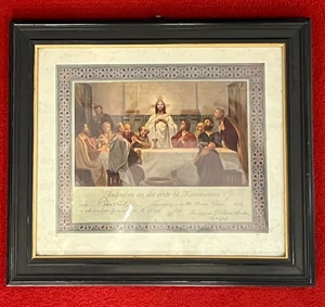 Bilderrahmen, Schwarz, 44,5 cm x 38,5 cm Falzmasse : 38 cm x 32 cm, Jahr 1913 - Picture 1 of 7