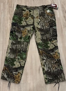 Vtg NEW Walls Advantage  Camo Whisper Soft Hunting Cargo Pants 50x34 3XL - Picture 1 of 6
