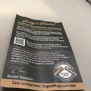 Heart Of A Lion Dugout Mug John Daly’s Major Ed Foundation - Picture 1 of 11