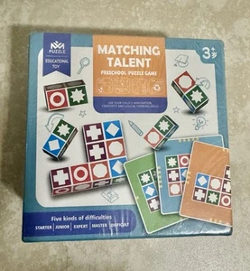 Game Matching Talent. Preschool Puzzle Game. Educational Toy. - Picture 1 of 4
