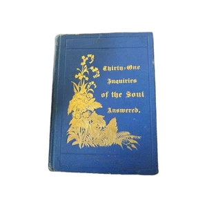 1882 31 Inquiries of The Soul Answered In The Words of Scripture Daily Scripture - Imagen 1 de 5