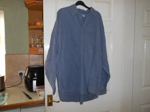 Z475: Burton, long sleeve, blue, large, cotton shirt - Picture 1 of 2