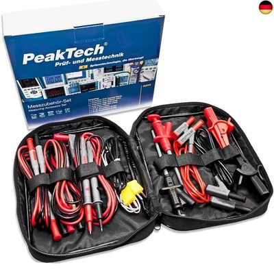 Peak Tech P 8200 ? Messzubehör Set für Digital Multimeter - Messspitzen für Mu - Bild 1 von 4