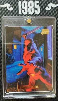 RARE #28 "DEADPOOL" 1994 MARVEL MASTERPIECES (GemMint condition) & 1 TOUCH CASE - Image 1 of 4