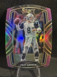 2020 Select Prizm Viola Die Cut #227 Troy Aikman - Foto 1 di 1